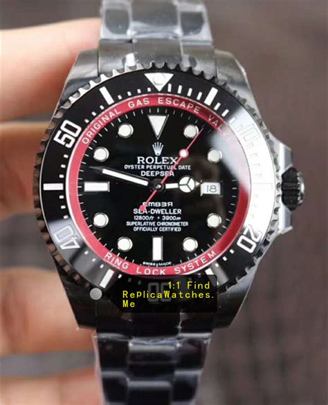 rolex black edition replica